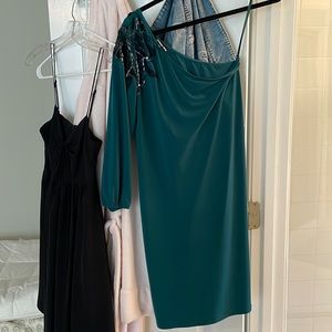 Gianni Bini Emerald One sleeve dress